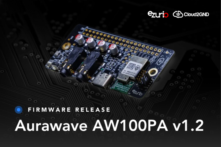 Firmware Release Aurawave AW100PA v1.2 Ezurio Cloud2GND board